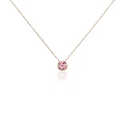 Histoire d'Or Collier Nelig Argent Rose Oxyde De Zirconium argent rose oxyde rose