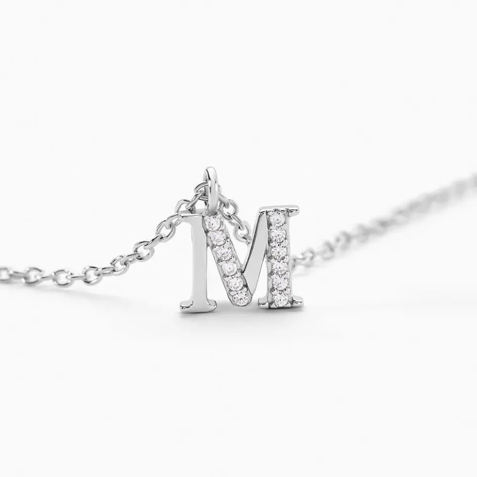 Online Histoire d'Or Collier Neruda Argent Blanc Oxyde De Zirconium