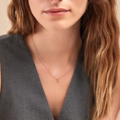 Online Histoire d'Or Collier Neruda Argent Blanc Oxyde De Zirconium