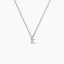 Clearance Histoire d'Or Collier Neruda Argent Blanc Oxyde De Zirconium