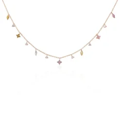 Discount Histoire d'Or Collier Nimbe Argent Rose Oxyde De Zirconium argent rose oxyde raisin