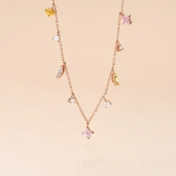 Discount Histoire d'Or Collier Nimbe Argent Rose Oxyde De Zirconium argent rose oxyde raisin