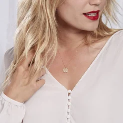 Clearance Histoire d'Or Collier Noamie Or Jaune Nacre