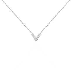Online Histoire d'Or Collier Nollia De Zirconium argent blanc oxyde