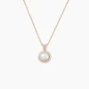 Online Histoire d'Or Collier Olivia Argent Rose Perle De Culture Et Oxyde De Zirconium