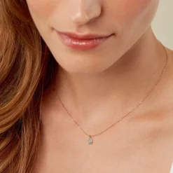 Sale Histoire d'Or Collier Ondée Or Jaune Amazonite