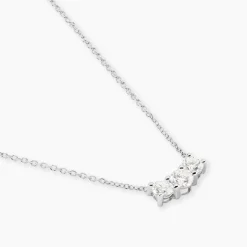 Outlet Histoire d'Or Collier Or Blanc Neely Diamants Synthétiques