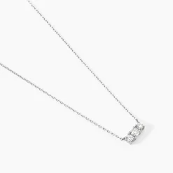 Outlet Histoire d'Or Collier Or Blanc Sabine Diamants