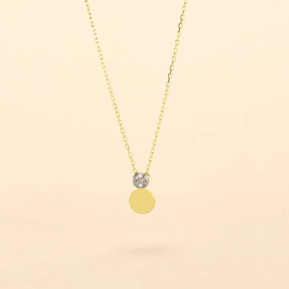 Best Histoire d'Or Collier Or Jaune Abihu Diamants