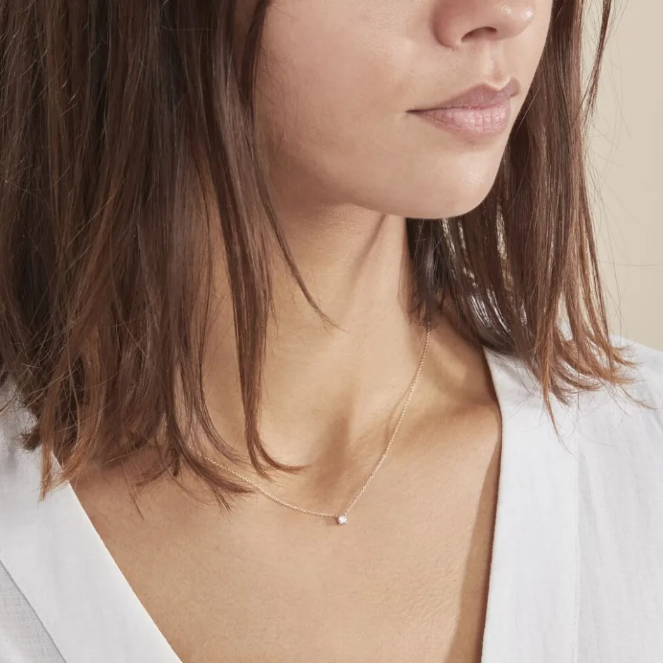 Hot Histoire d'Or Collier Or Jaune Aphrodite Et Diamant or jaune diamant