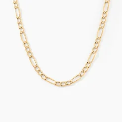 Histoire d'Or Collier Cameo Maille Alternée 1/3 or jaune