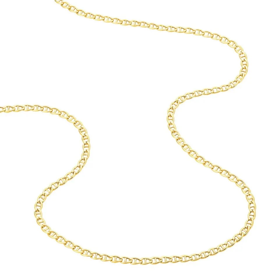 Outlet Histoire d'Or Collier Or Jaune Capucin Maille Marine