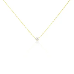 Online Histoire d'Or Collier Or Jaune Fliep Perle De Culture