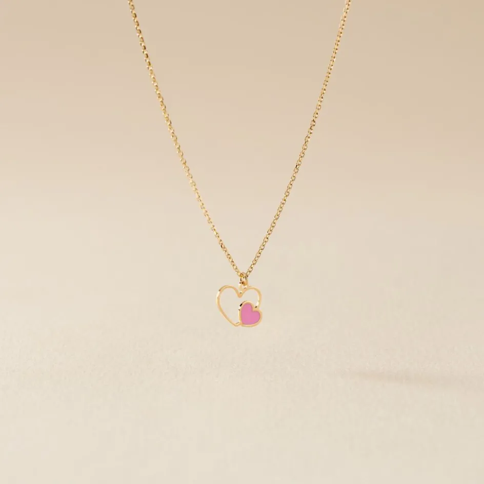 Best Histoire d'Or Collier Or Jaune Mai Lan Smalto