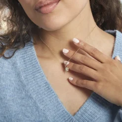 Outlet Histoire d'Or Collier Or Jaune Sagesse Oxydes De Zirconium or jaune oxyde