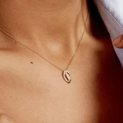 Clearance Histoire d'Or Collier Or Jaune Sven Diamant