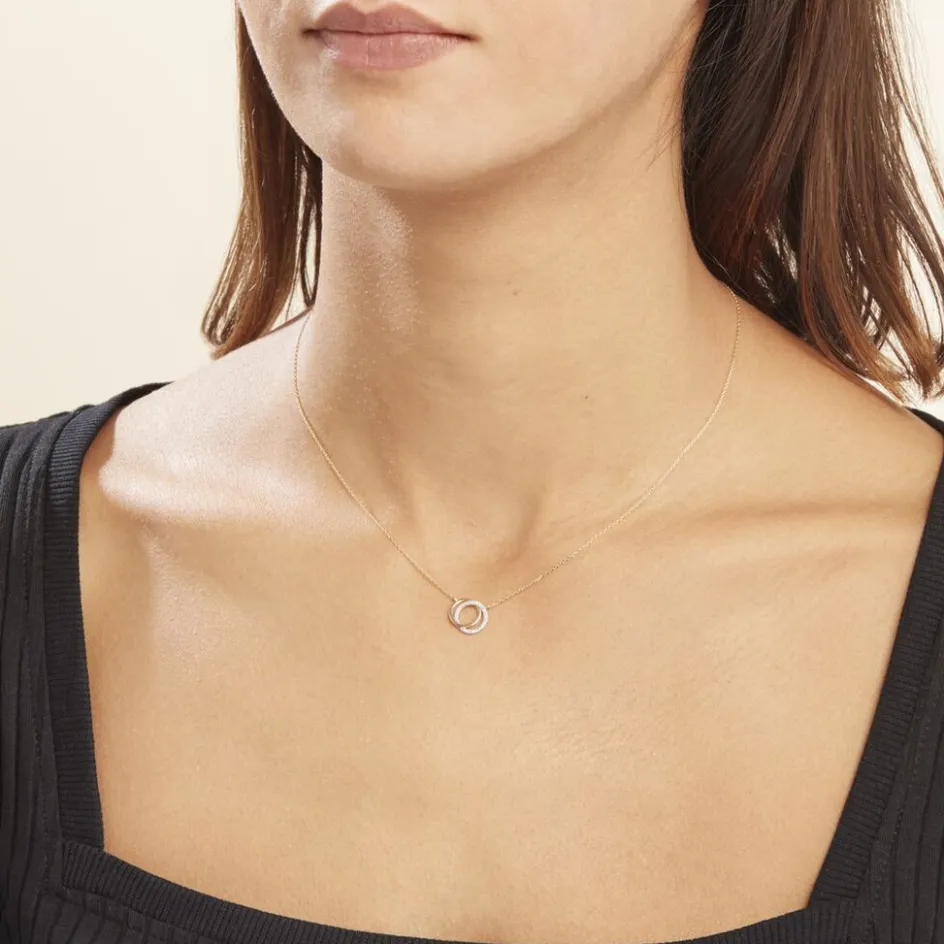 Histoire d'Or Collier Or Jaune Tresha Diamants* Colliers|Colliers