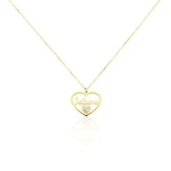 Clearance Histoire d'Or Collier Or Jaune Veridienne Oxyde De Zirconium