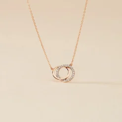 Histoire d'Or Collier Or Rose Tresha Diamants* Colliers|Colliers