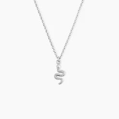 Online Histoire d'Or Collier Oria Argent Blanc