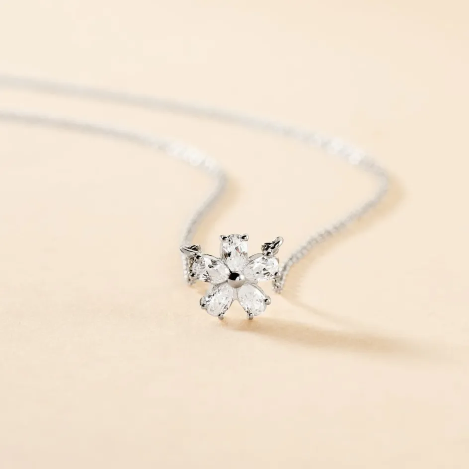 Sale Histoire d'Or Collier Oskari Argent Blanc Oxyde De Zirconium