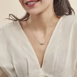 Best Histoire d'Or Collier Oya Argent Blanc Oxyde De Zirconium