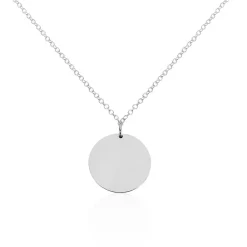 Online Histoire d'Or Collier Paula Argent Blanc