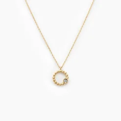 Online Histoire d'Or Collier Pearly Effect Or Jaune Diamant