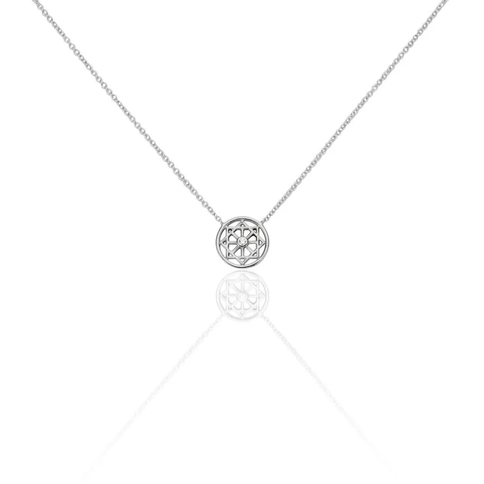 Online Histoire d'Or Collier Peinda Argent Blanc Oxyde De Zirconium