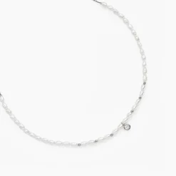 Hot Histoire d'Or Collier Perlissima Et Perle De Culture argent blanc oxyde