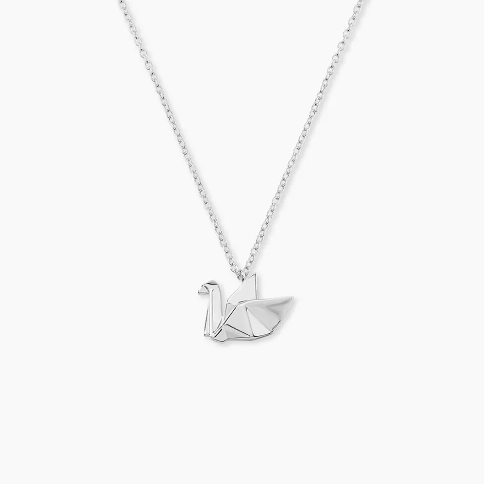 Online Histoire d'Or Collier Pila Argent Blanc
