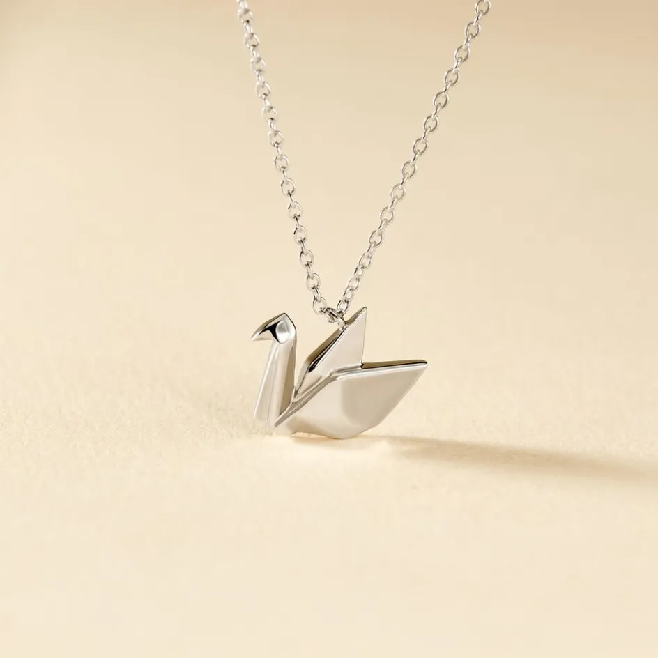 Online Histoire d'Or Collier Pila Argent Blanc