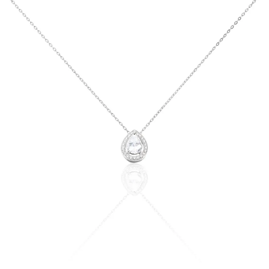 Online Histoire d'Or Collier Pilar Argent Blanc Oxyde De Zirconium