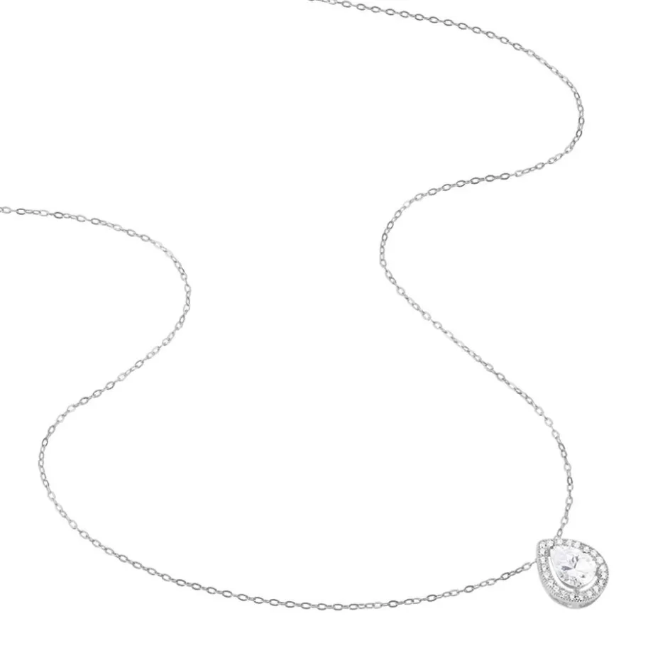 Online Histoire d'Or Collier Pilar Argent Blanc Oxyde De Zirconium