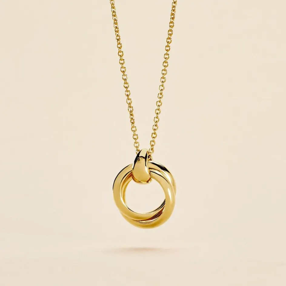 Online Histoire d'Or Collier Plaqué Or Jaune Alfonsina