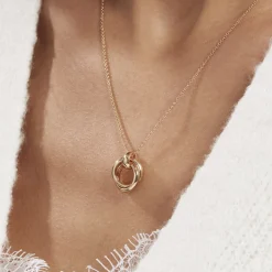 Online Histoire d'Or Collier Plaqué Or Jaune Alfonsina