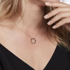 Sale Histoire d'Or Collier Plaqué Or Jaune Ethem Pierres Multicolores