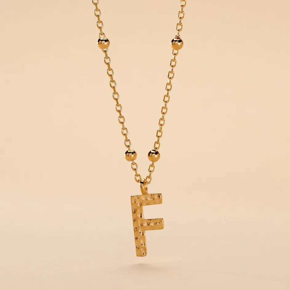 Sale Histoire d'Or Collier Plaqué Or Jaune Lettra