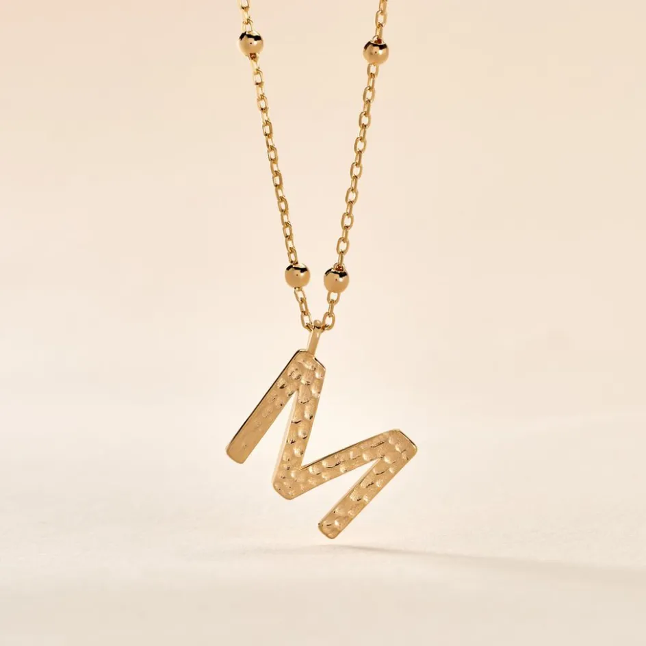 Outlet Histoire d'Or Collier Plaqué Or Jaune Lettra