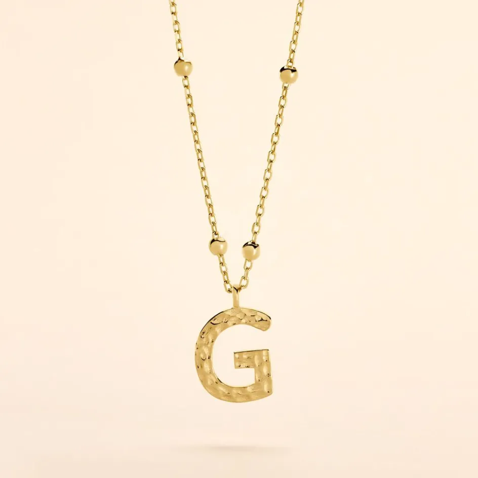 Outlet Histoire d'Or Collier Plaqué Or Jaune Lettra