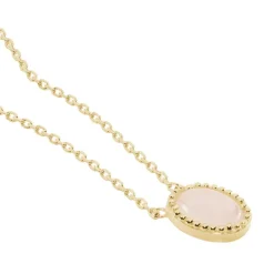 Clearance Histoire d'Or Collier Plaqué Or Jaune Phileas Quartz