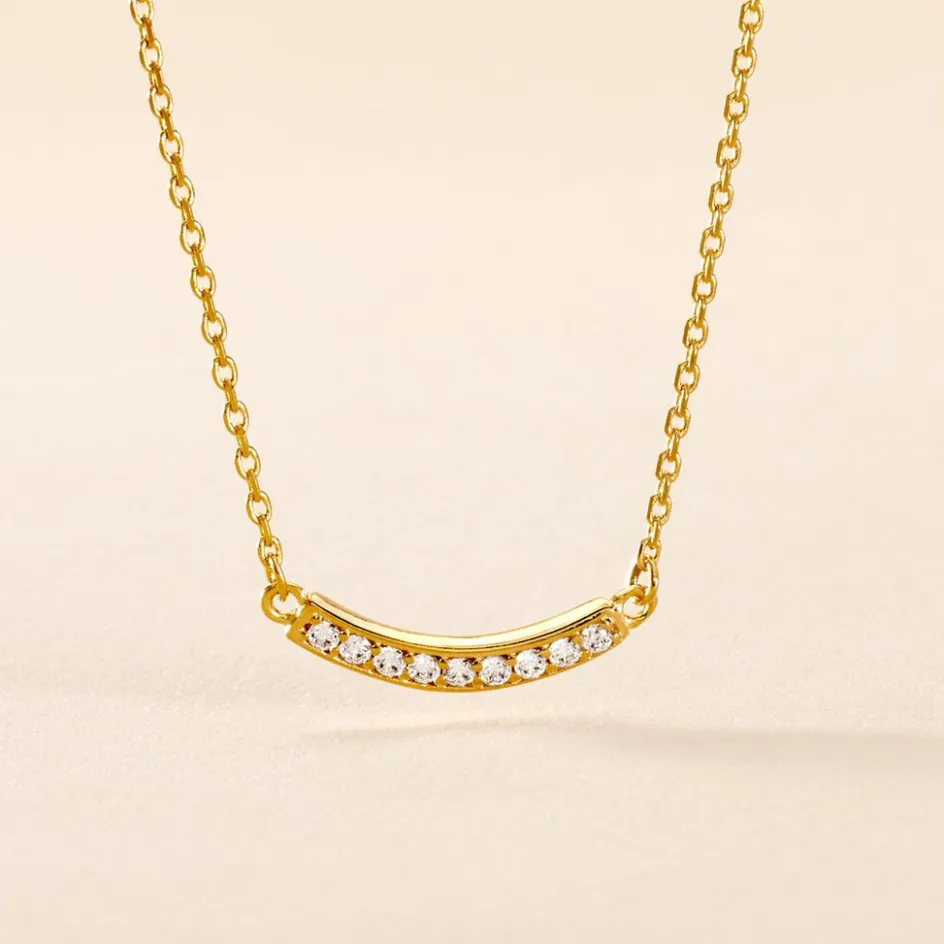 Sale Histoire d'Or Collier Plaqué Or Kumb Oxydes De Zirconium