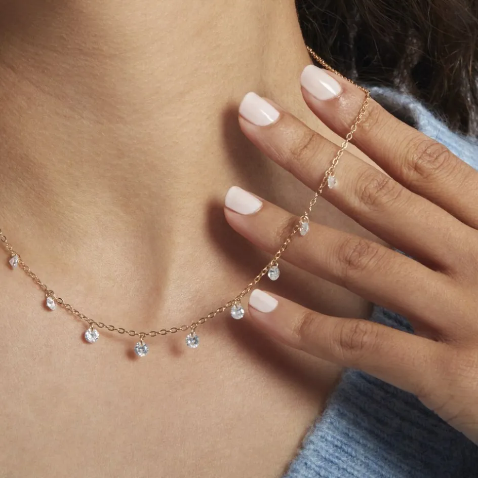 Histoire d'Or Collier Plaqué Or Oxydes De Zirconium* Colliers|Colliers