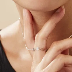 Best Histoire d'Or Collier Poenui Argent Blanc