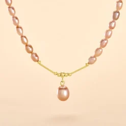 Histoire d'Or Collier Poire Or Jaune Perle De Culture* Colliers|Colliers