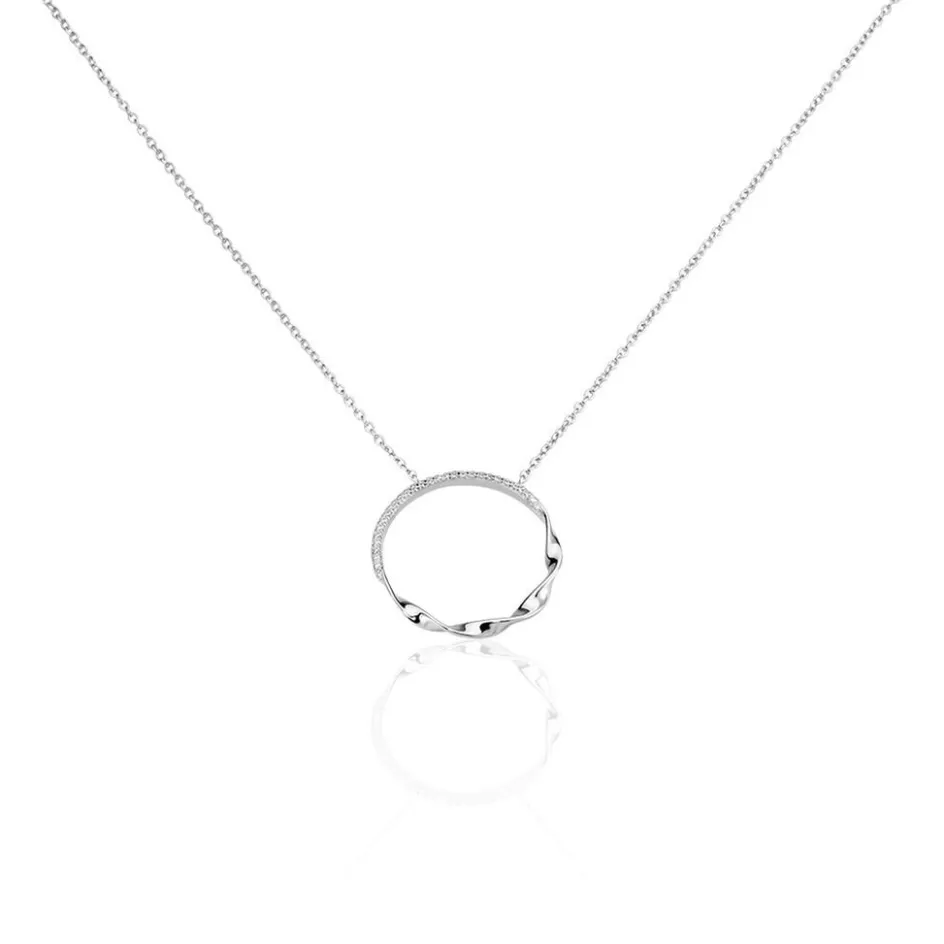 Online Histoire d'Or Collier Poldie Argent Oxyde De Zirconium