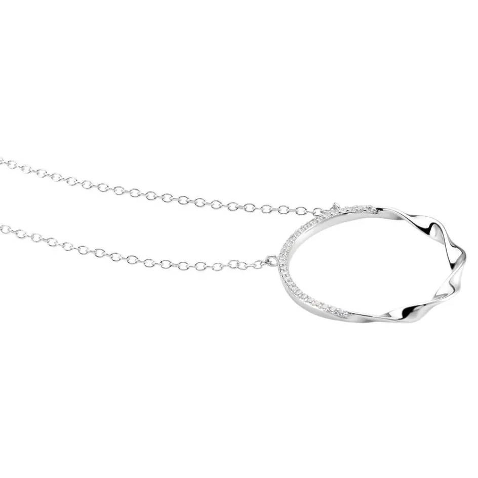 Online Histoire d'Or Collier Poldie Argent Oxyde De Zirconium