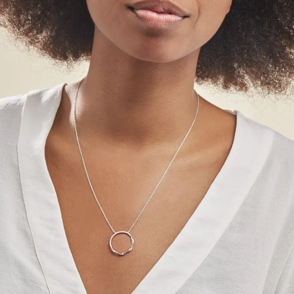 Online Histoire d'Or Collier Poldie Argent Oxyde De Zirconium