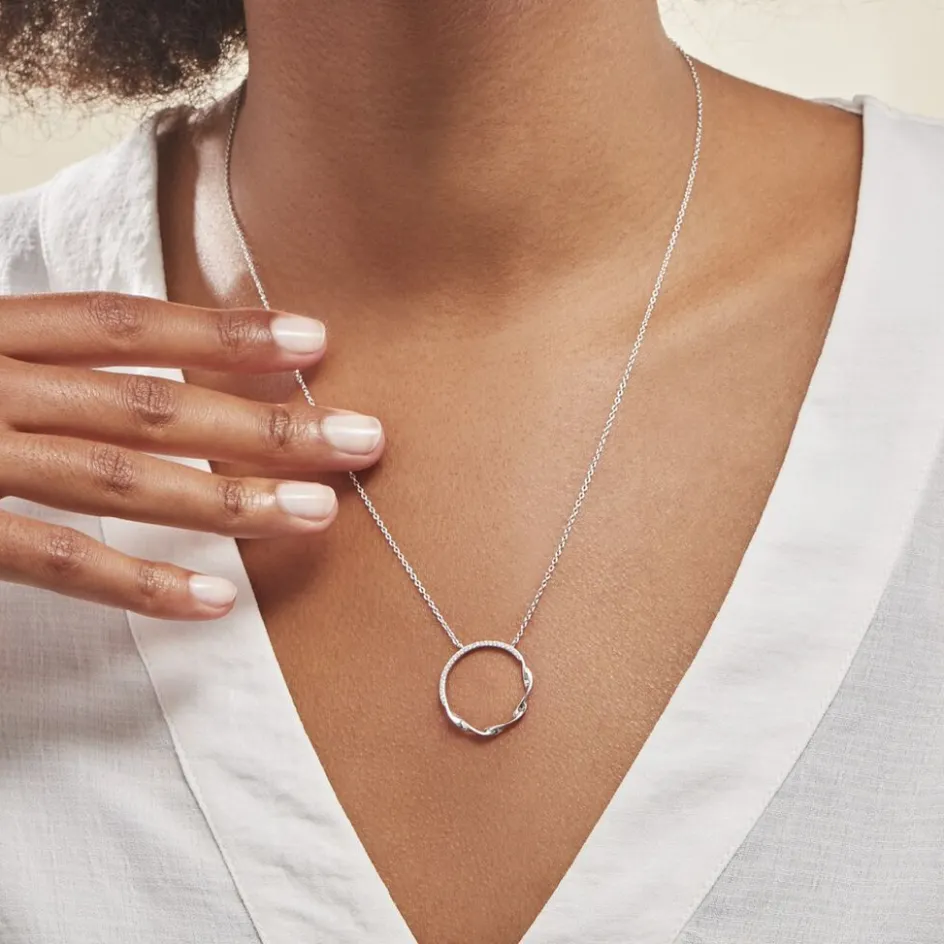 Online Histoire d'Or Collier Poldie Argent Oxyde De Zirconium