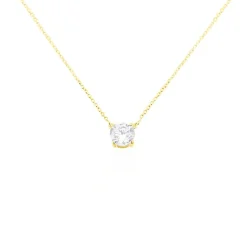 Sale Histoire d'Or Collier Ponama De Zirconium or jaune oxyde